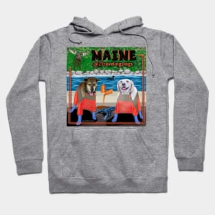 2 Traveling Dogs - Maine Hoodie